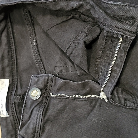 Zara Basic 1975 Denim Size 8 Black Skinny Jeans, Gently Used Condition - Picture 8 of 12